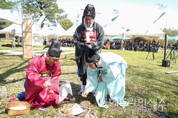 23일 개최된 2025 제주도 한라산신제.